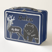 Oh Deer Black Beer retro typografie Quotes (Voorkant)