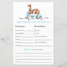 Oh Deer Blue Cloud Advice Predication Game