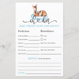 Oh Deer Blue Cloud Advice Predication Game