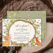 Oh Deer Bos Baby Shower Bosdieren Kaart