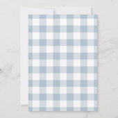 Oh Deer Boy Winter Baby shower Kaart (Achterkant)