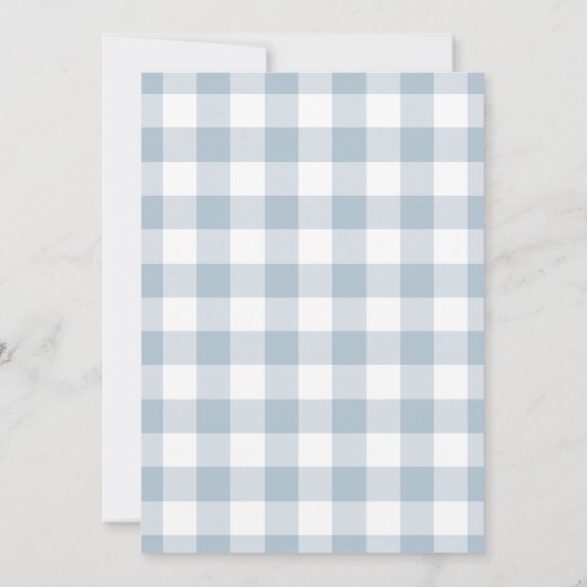 Oh Deer Boy Winter Baby shower Kaart (Achterkant)