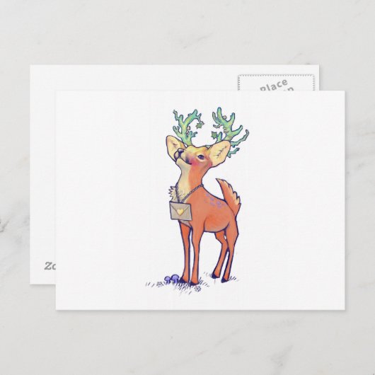 Oh Deer Briefkaart (Voorkant / Achterkant)