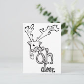 Oh Deer Briefkaart (Staand voorkant)