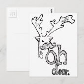 Oh Deer Briefkaart (Voorkant / Achterkant)