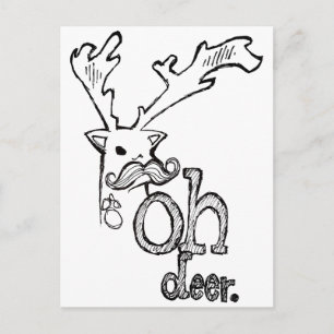 Oh Deer Briefkaart