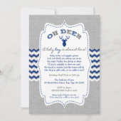 Oh Deer Buck Baby Sprinkle invite, vooraan gericht Kaart (Voorkant)
