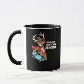 Oh Deer Christmas Celebration Holiday Design Mok (Links)