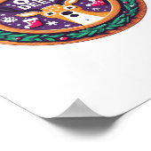 Oh Deer Christmas Festive Holiday Design Poster (Hoek)