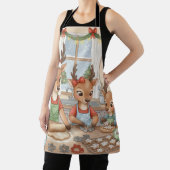 Oh Deer, Christmas Is Here! Apron Schort (Insitu)