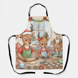 Oh Deer, Christmas Is Here! Apron Schort