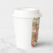 Oh Deer, Christmas Is Here! Paper Cups Papieren Bekers (Rechts)