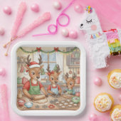 Oh Deer, Christmas Is Here! Paper Plates Papieren Bordje (Feest)