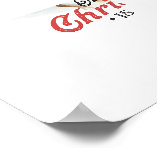 Oh Deer Christmas is hier Poster (Hoek)