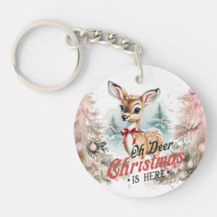 Oh Deer Christmas is hier Sleutelhanger