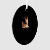 Oh Deer Christmas Modern Design Ornament (voorkant)