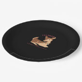 Oh Deer Christmas Modern Design  Papieren Bordje (Gekanteld)