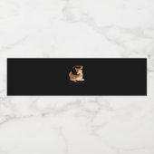 Oh Deer Christmas Modern Design  Waterfles Etiket (Enkel label)