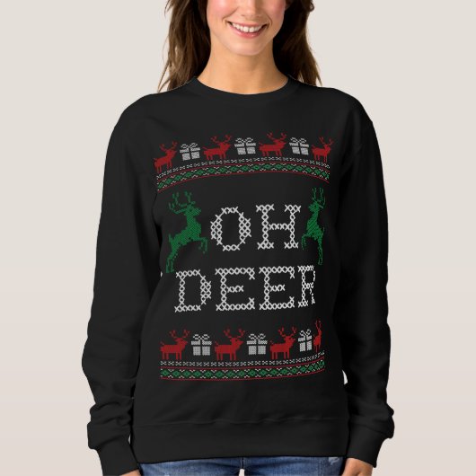 OH DEER CHRISTMAS TRUI (Voorkant)