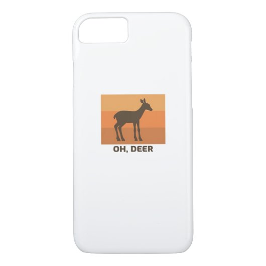 Oh Deer Classic Simple Design  Case-Mate iPhone Case (Achterkant)