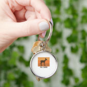 Oh Deer Classic Simple Design Sleutelhanger (Hand)