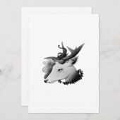 Oh Deer Classic Style Feestdagenkaart (Voorkant / Achterkant)