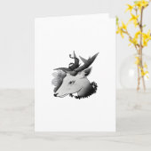 Oh Deer Classic Style Kaart (Gele Bloem)