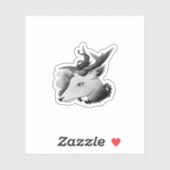 Oh Deer Classic Style  Sticker (Vel)