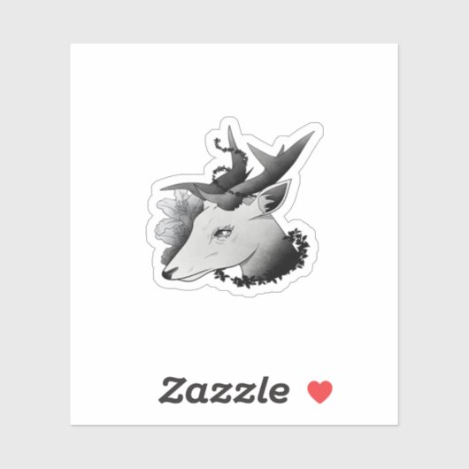 Oh Deer Classic Style  Sticker (Vel)