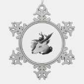 Oh Deer Classic Style  Tin Sneeuwvlok Ornament (Voorkant)