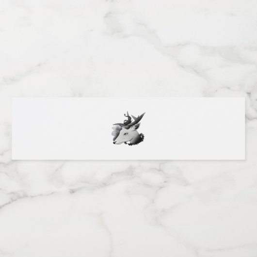 Oh Deer Classic Style  Waterfles Etiket (Enkel label)