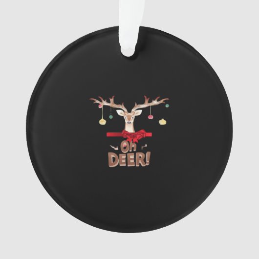 Oh Deer Classic Vibe Ornament (voorkant)