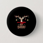 Oh Deer Classic Vibe  Ronde Button 5,7 Cm (Voorkant)