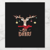 Oh Deer Classic Vibe  Wijn Etiket (Enkel label)