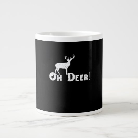 Oh Deer Clean Graphic Style  Grote Koffiekop (Voorkant)