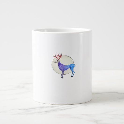 Oh Deer Clean Graphic Style Grote Koffiekop (Voorkant)