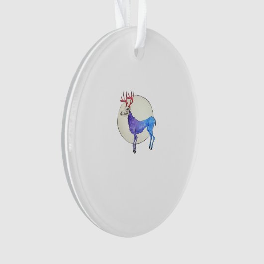 Oh Deer Clean Graphic Style Ornament (voorkant)