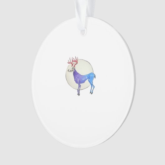 Oh Deer Clean Graphic Style Ornament (voorkant)