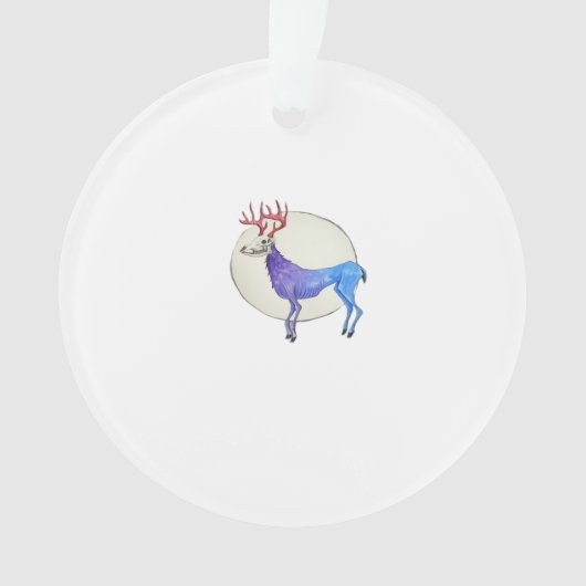 Oh Deer Clean Graphic Style Ornament (voorkant)