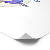 Oh Deer Clean Graphic Style  Poster (Hoek)