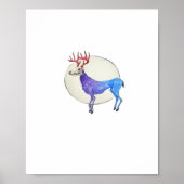 Oh Deer Clean Graphic Style Poster (Voorkant)