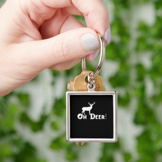 Oh Deer Clean Graphic Style  Sleutelhanger (Hand)