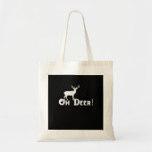 Oh Deer Clean Graphic Style Tote Bag (Voorkant)