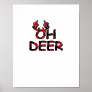 Oh Deer Clean Lay-out Poster