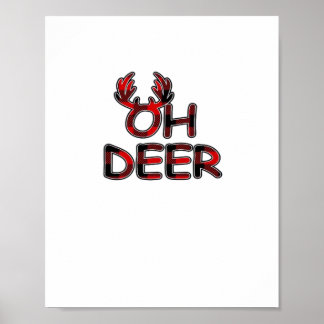 Oh Deer Clean Lay-out  Poster