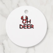 Oh Deer Clean Layout Bedankjes Labels (Voorkant)