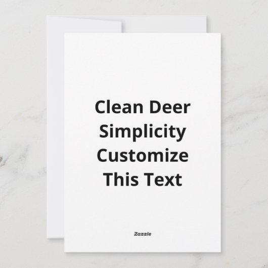 Oh Deer Clean Layout Feestdagenkaart (Achterkant)