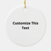 Oh Deer Clean Layout Keramisch Ornament (Achterkant)