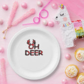 Oh Deer Clean Layout  Papieren Bordje (Feest)