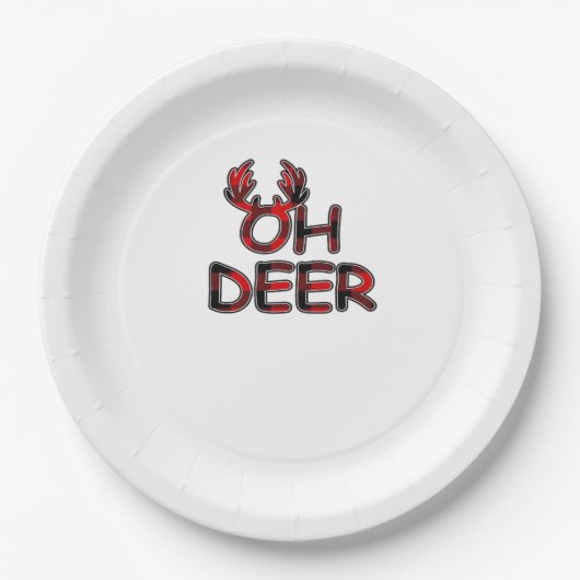 Oh Deer Clean Layout  Papieren Bordje (Voorkant)